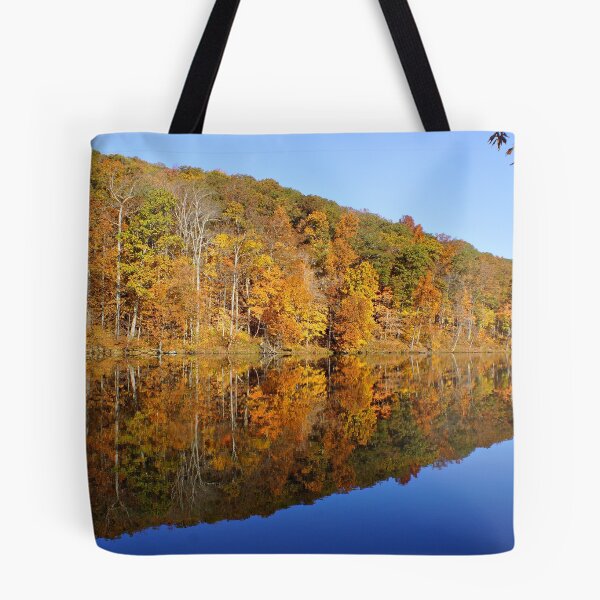 Item preview, Pounds Hollow Lake in Autumn designed and sold by Sandy Keeton.