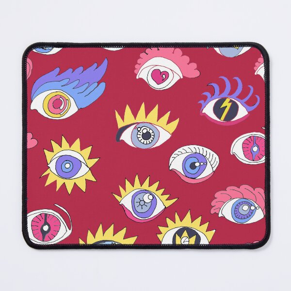 Item preview, New wave eyes, in red, art by Miguel Matos Official designed and sold by MiguelMatosArt.