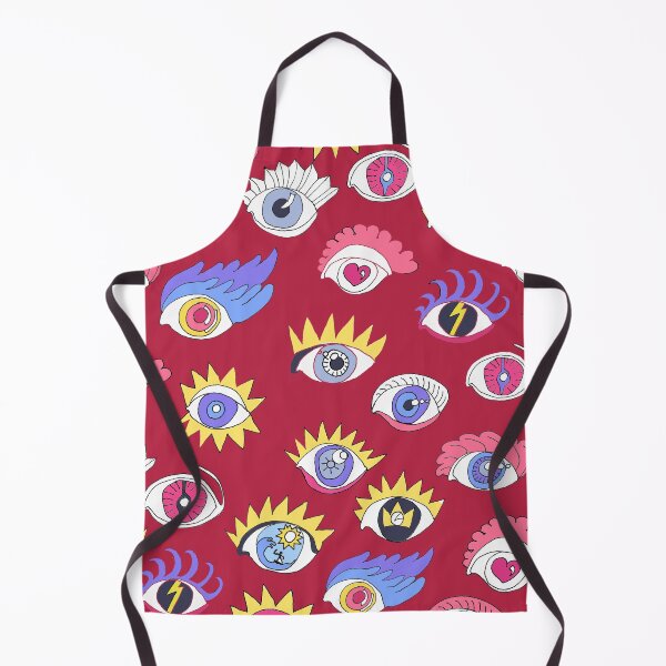 Item preview, New wave eyes, in red, art by Miguel Matos Official designed and sold by MiguelMatosArt.