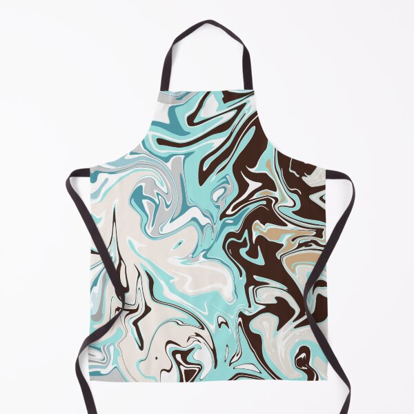 Item preview, Aqua Ivory Chocolate Abstract designed and sold by slimbirdy.