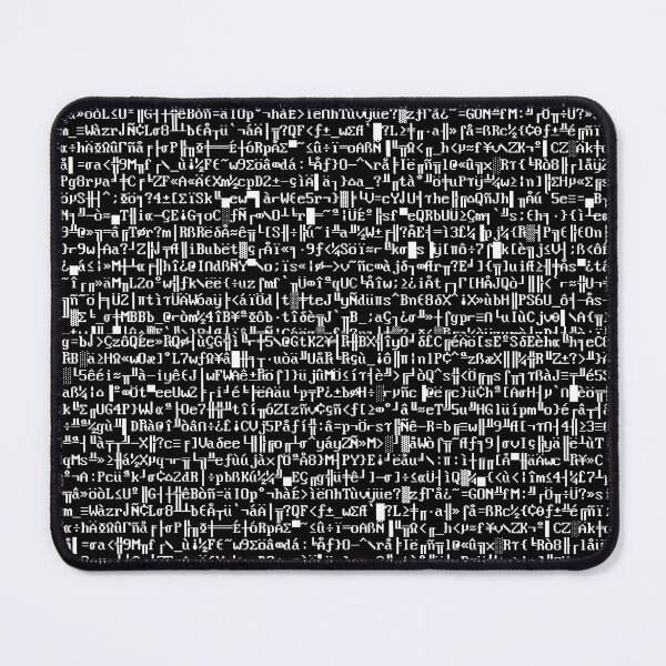 Item preview, Digital World - Gibberish Data | Funny | White text on Black designed and sold by simpleones.