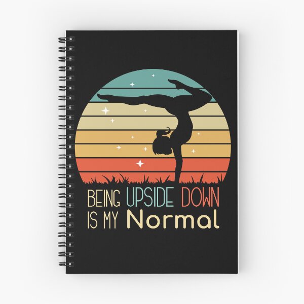 Item preview, Being Upside Down Is My Normal Vintage Retro Gift For Acrobatic Gymnasts designed and sold by NawalMagdy.