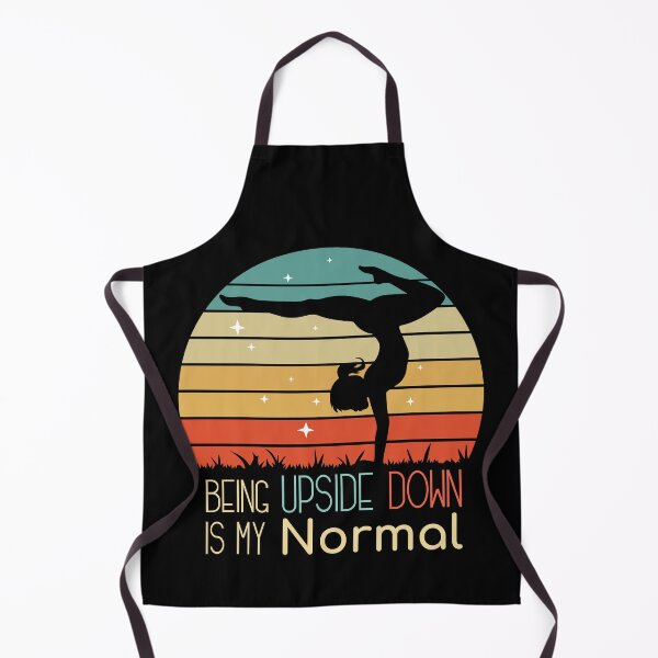 Item preview, Being Upside Down Is My Normal Vintage Retro Gift For Acrobatic Gymnasts designed and sold by NawalMagdy.