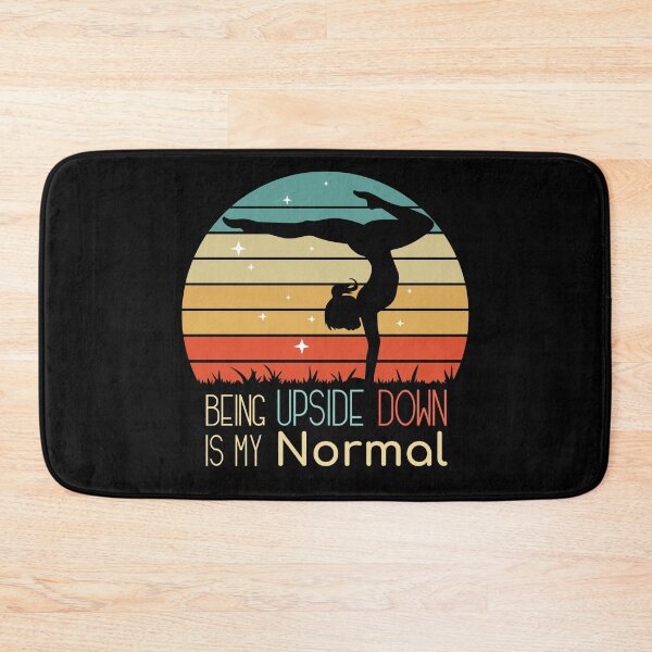 Item preview, Being Upside Down Is My Normal Vintage Retro Gift For Acrobatic Gymnasts designed and sold by NawalMagdy.