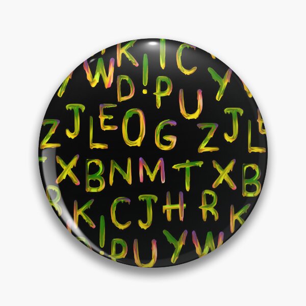 Item preview, Uppercase Colorful Letters on Black designed and sold by ckylin.