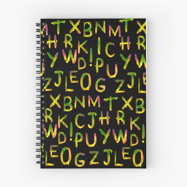 Item preview, Uppercase Colorful Letters on Black designed and sold by ckylin.