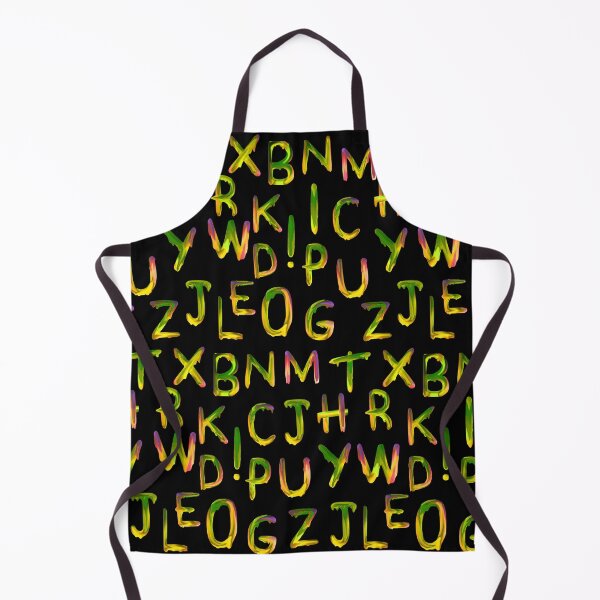 Item preview, Uppercase Colorful Letters on Black designed and sold by ckylin.