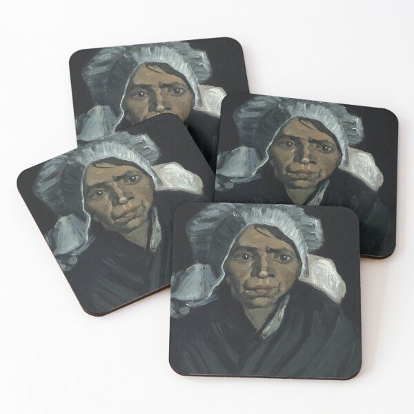 Item preview, Oil Painting Head of a Peasant Woman (1884) By Vincent Van Gogh designed and sold by Designedbysm.