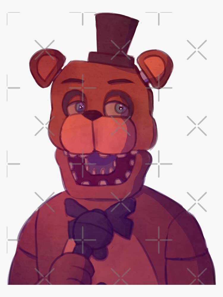 Withered Freddy Freddy Fazbear Sticker - Withered Freddy Withered