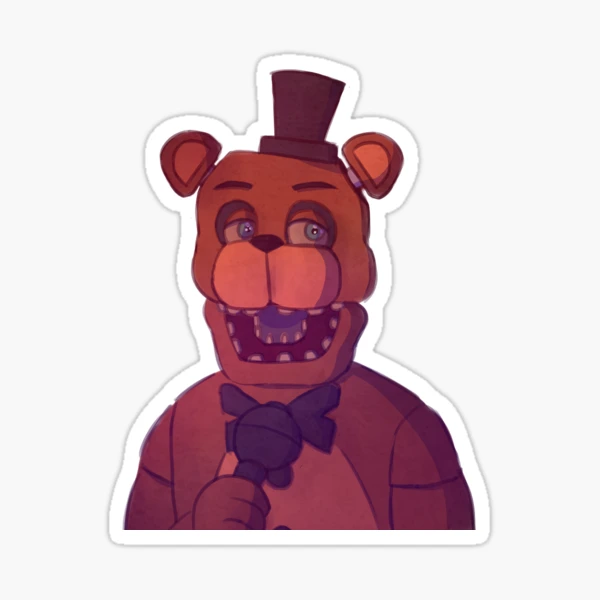 Withered Freddy says trans rights Sticker for Sale by jacklegobrr