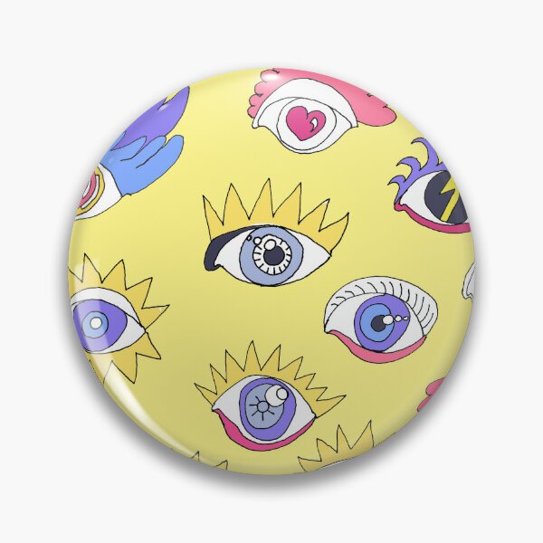 Item preview, Eyes yellow look of happiness summer spring radical fashion, art by Miguel Matos Official designed and sold by MiguelMatosArt.