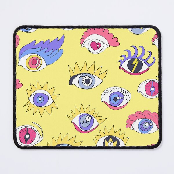Item preview, Eyes yellow look of happiness summer spring radical fashion, art by Miguel Matos Official designed and sold by MiguelMatosArt.