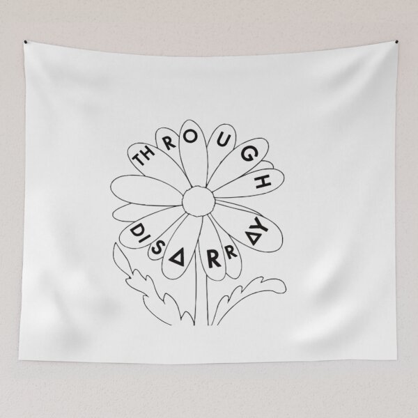 Item preview, Flower through disarray (black) designed and sold by nynkuhhz.