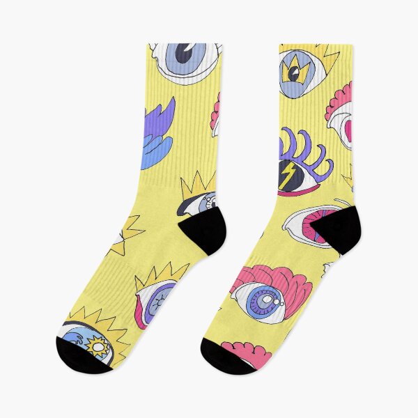 Item preview, Eyes yellow look of happiness summer spring radical fashion, art by Miguel Matos Official designed and sold by MiguelMatosArt.
