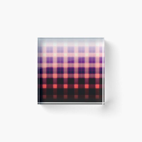 Item preview, red dark to light blurred gradient plaid  designed and sold by TeesMi.