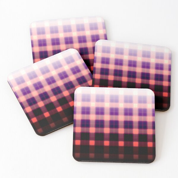 Item preview, red dark to light blurred gradient plaid  designed and sold by TeesMi.