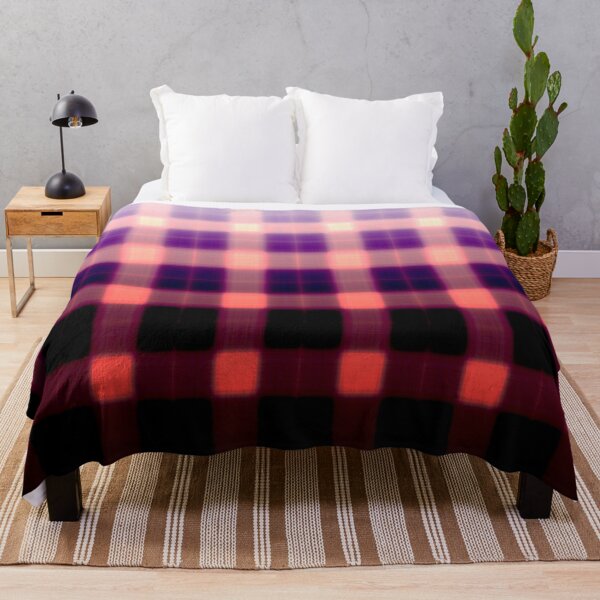 Item preview, red dark to light blurred gradient plaid designed and sold by TeesMi.