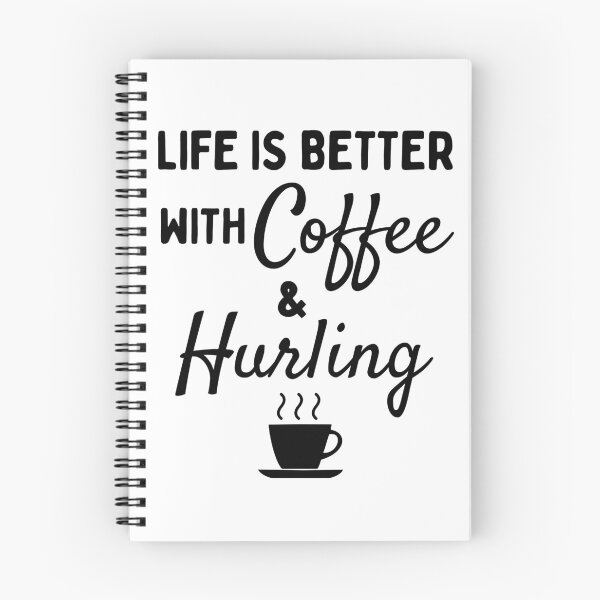 Artikelvorschau, Das Leben ist besser mit Coffee & Hurling entworfen und verkauft von TheGreenGoat.