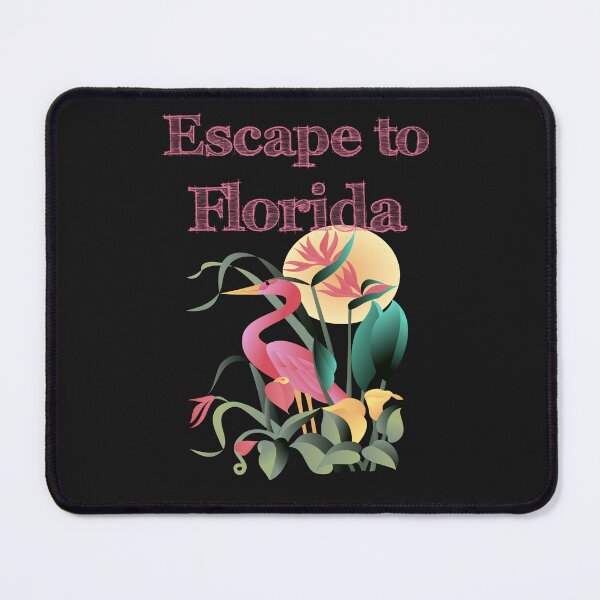 Item preview, Escape to Florida flamingo and green plant design designed and sold by Areashor.