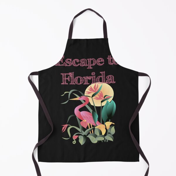 Item preview, Escape to Florida flamingo and green plant design designed and sold by Areashor.