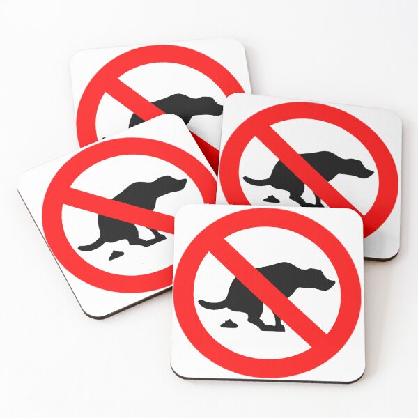 Item preview, No dog poop funny sign designed and sold by TeesMi.
