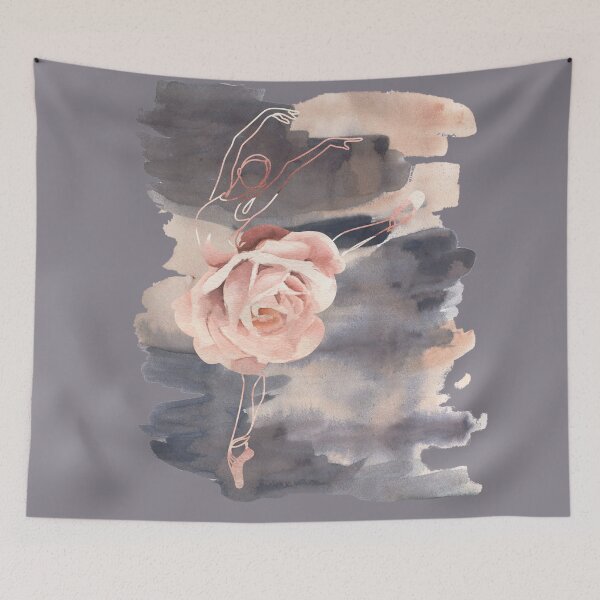 Item preview, Watercolor Ballerina Line Art III designed and sold by M-Infinite.