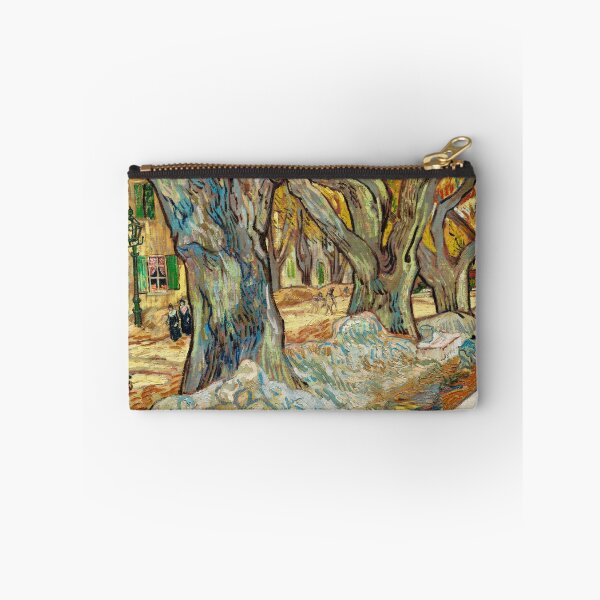 Item preview, Impressionist Painting The Large Plane Trees (Road Menders at Saint-Rémy) (1889) by Vincent Van Gogh designed and sold by Designedbysm.