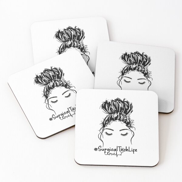 Item preview, Nurse Messy Bun Surgical Tech Life Nurse Valentine's Day designed and sold by ryanbrian.