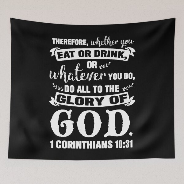 Item preview, 1 Corinthians 10:31 designed and sold by plushism.