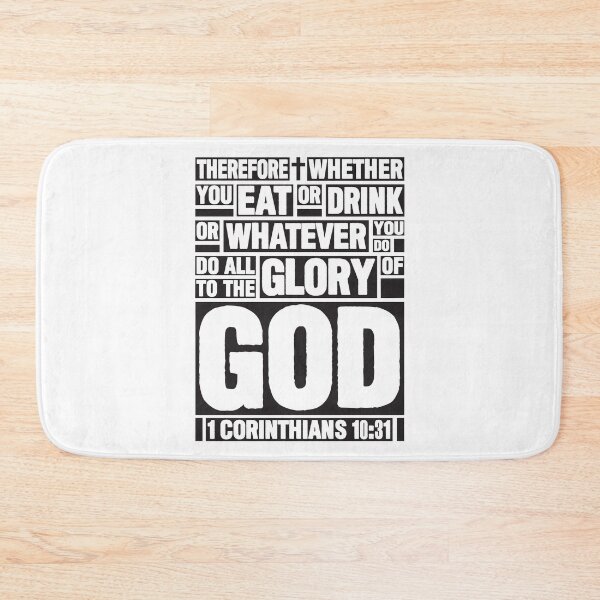 Item preview, 1 Corinthians 10:31 Eat or Drink designed and sold by plushism.