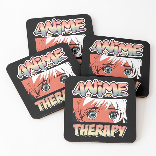 Item preview, Anime is my Therapy funny meme designed and sold by Infdesigner.
