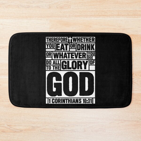 Item preview, 1 Corinthians 10:31 Eat or Drink designed and sold by plushism.
