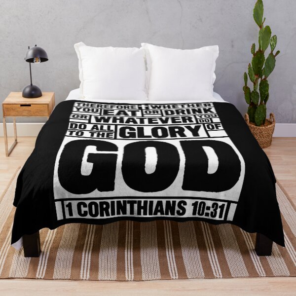 Item preview, 1 Corinthians 10:31 Eat or Drink designed and sold by plushism.