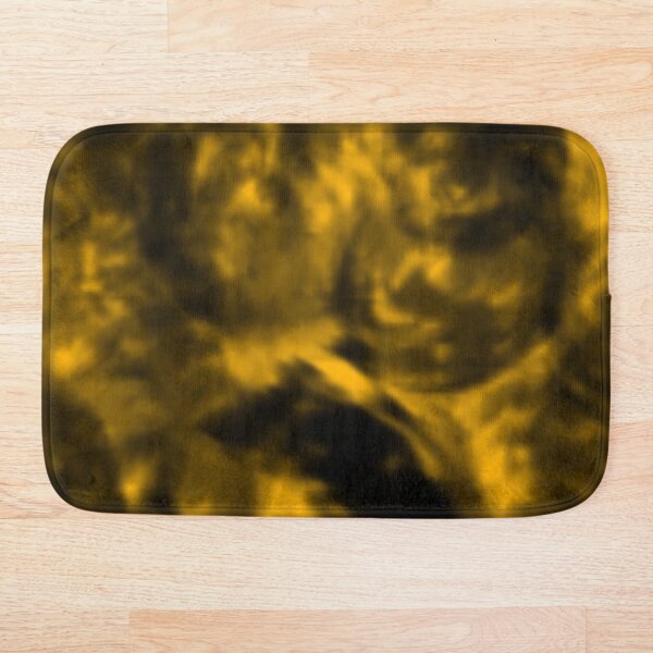 Item preview, Black And Yellow Color Abstract Oil Paint designed and sold by UmiMirai.