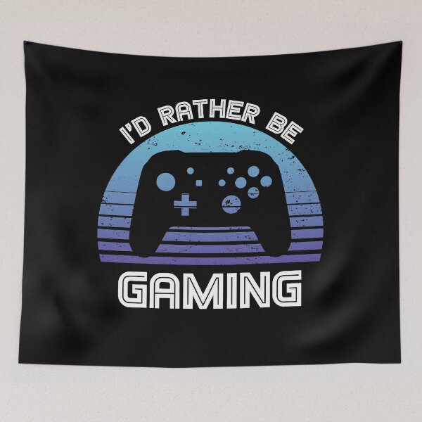 Item preview, I'd rather be gaming designed and sold by Starlett Designs.