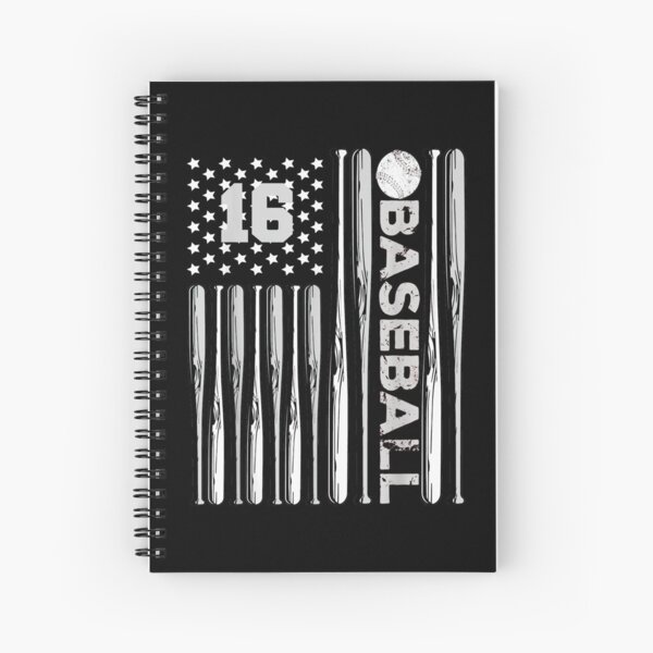 Item preview, Baseball White Bats Number 16 Six N Gray Usa Flag  designed and sold by mchargue12.