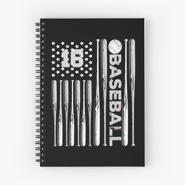 Item preview, Baseball White Bats Number 16 Six N Gray Usa Flag  designed and sold by mchargue12.