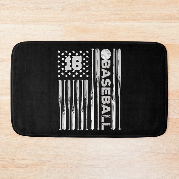 Item preview, Baseball White Bats Number 16 Six N Gray Usa Flag  designed and sold by mchargue12.
