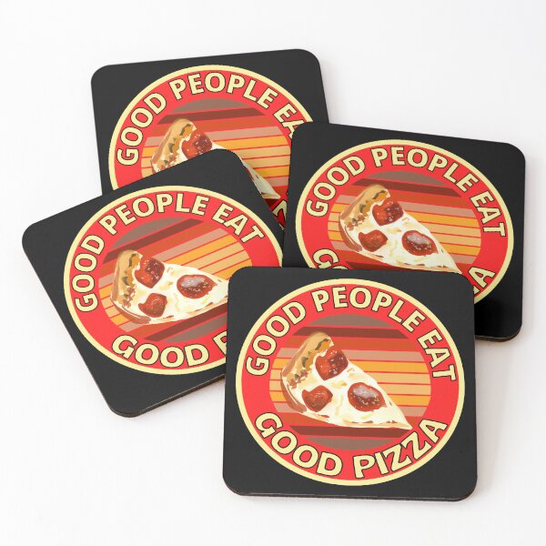 Item preview, Las buenas personas comen buena pizza Redonda Amantes de la pizza con queso designed and sold by RGRamsey.