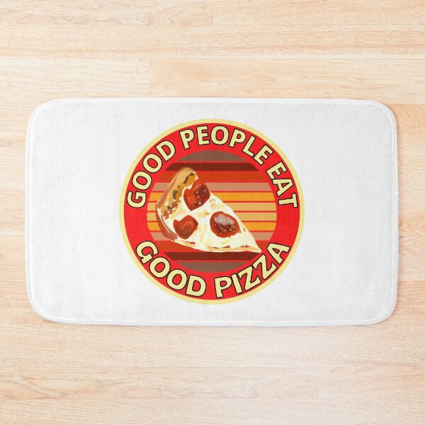 Item preview, Las buenas personas comen buena pizza Redonda Amantes de la pizza con queso designed and sold by RGRamsey.