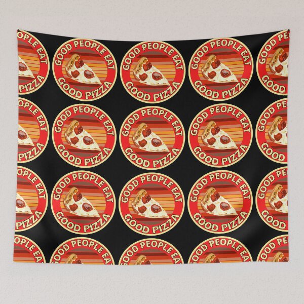 Item preview, Las buenas personas comen buena pizza Redonda Amantes de la pizza con queso designed and sold by RGRamsey.