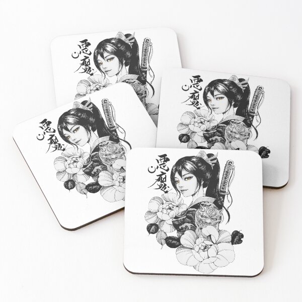 Item preview, Geisha Japanese Samurai Flowers Ornament designed and sold by OWLvision33.