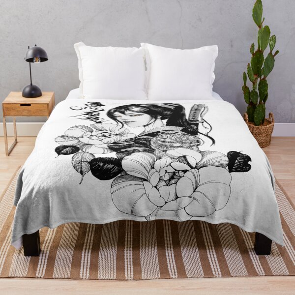 Item preview, Geisha Japanese Samurai Flowers Ornament designed and sold by OWLvision33.