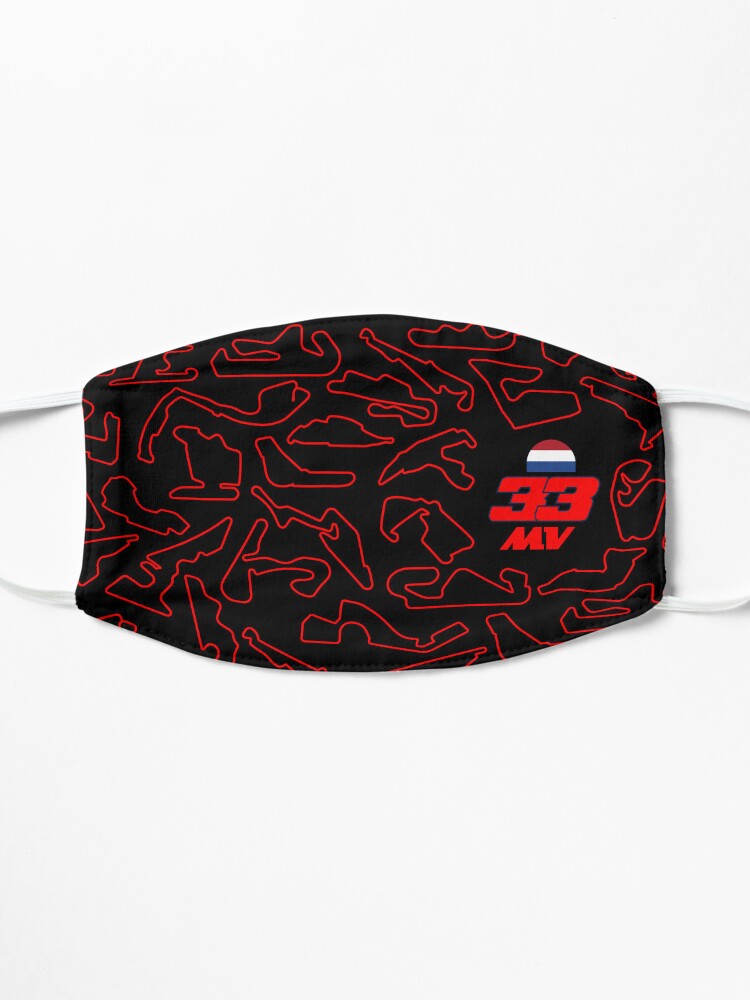 Alternate view of 33 MV - Dark Blue Circuits Pattern Mask
