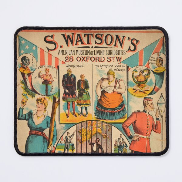 Item preview, Watson's American Museum of Living Curiosities FreakShow poster designed and sold by monsterplanet.