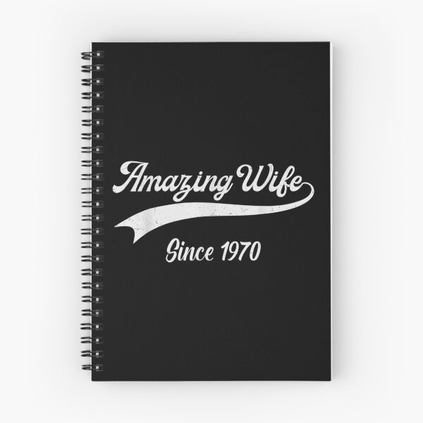 Item preview, 52nd Wedding Aniversary Gift For Her Amazing Wife Since 1970  designed and sold by mchargue12.