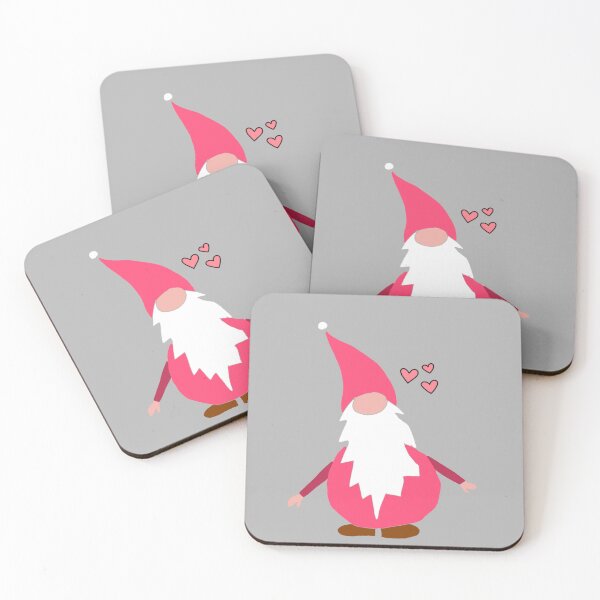 Item preview, Pink valentine gnome with hearts clipart designed and sold by vyascreations.