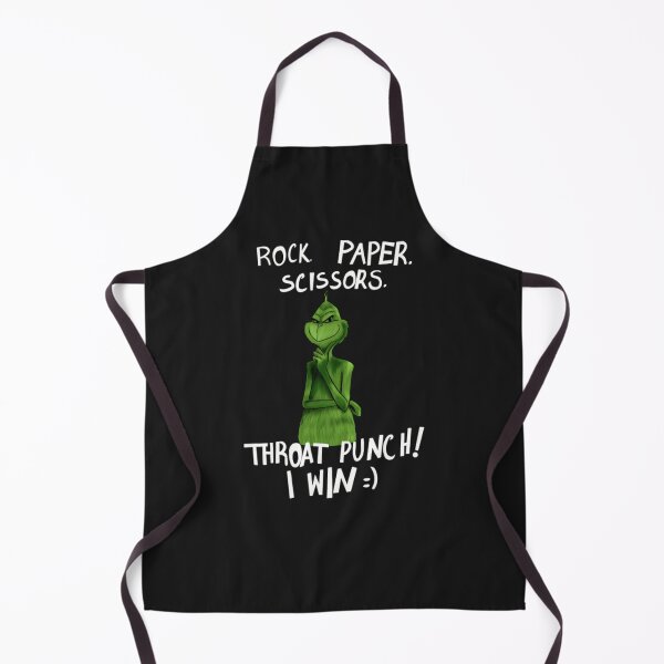 Item preview, Grinch Rock Paper Scissors Throat Punch Playing Rock, Paper, Scissors with The Grinch  designed and sold by QuixdiClothingg.