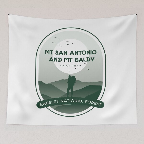 Item preview, Mount San Antonio and Mount Baldy Notch Trail - Angeles National Forest designed and sold by Moritz Schwäble.