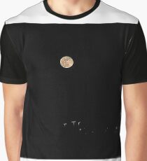 First Full Moon Of 2017 Over The City Graphic T-Shirt